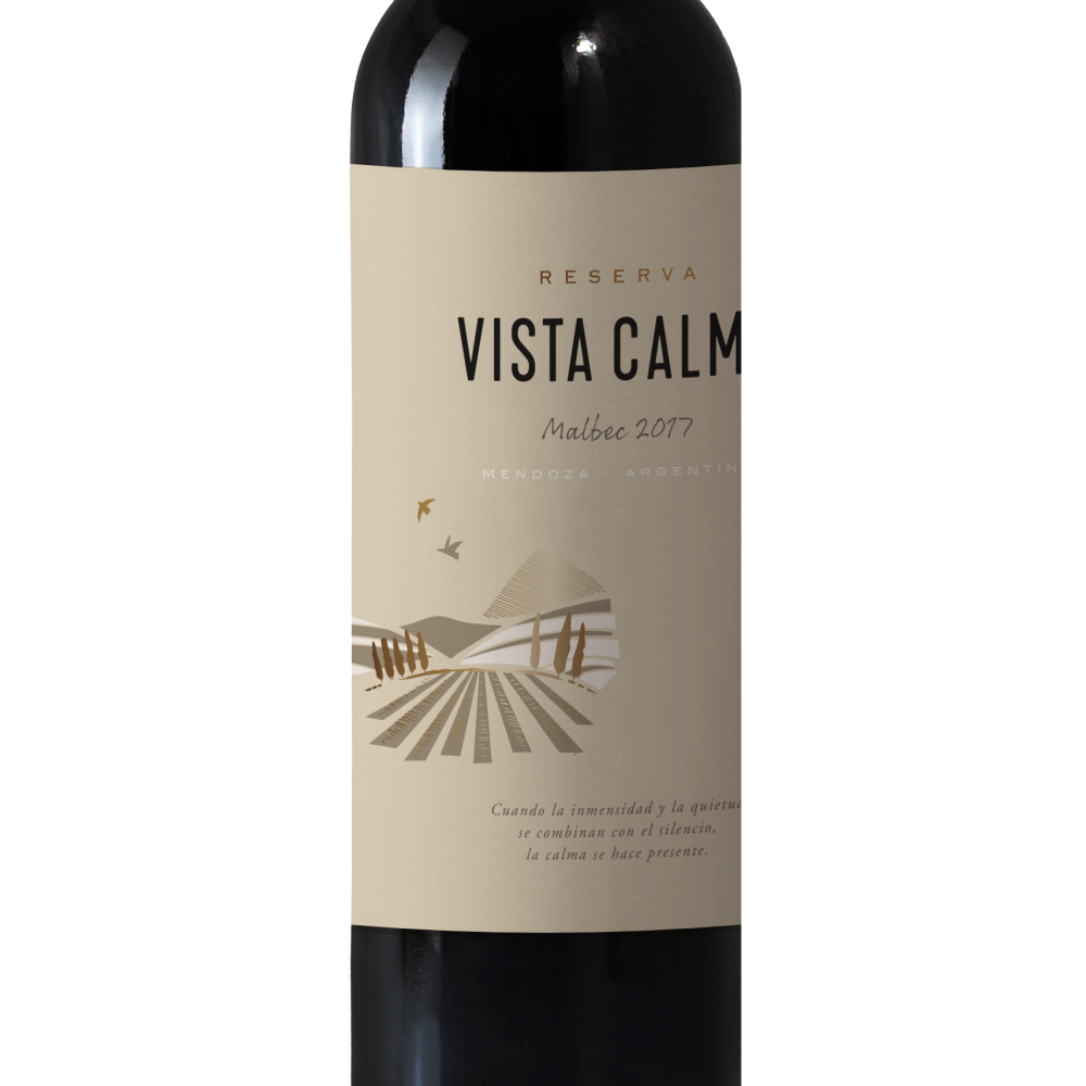 Vinho Vista Calma Malbec Reserva 750 ml