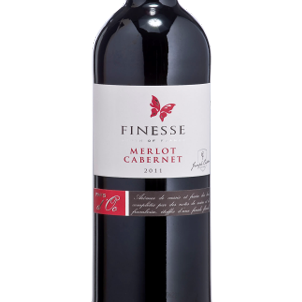 Vinho Finesse Merlot / Cabernet Sauvignon - Languedoc IGP Pays d'Oc 750 ml