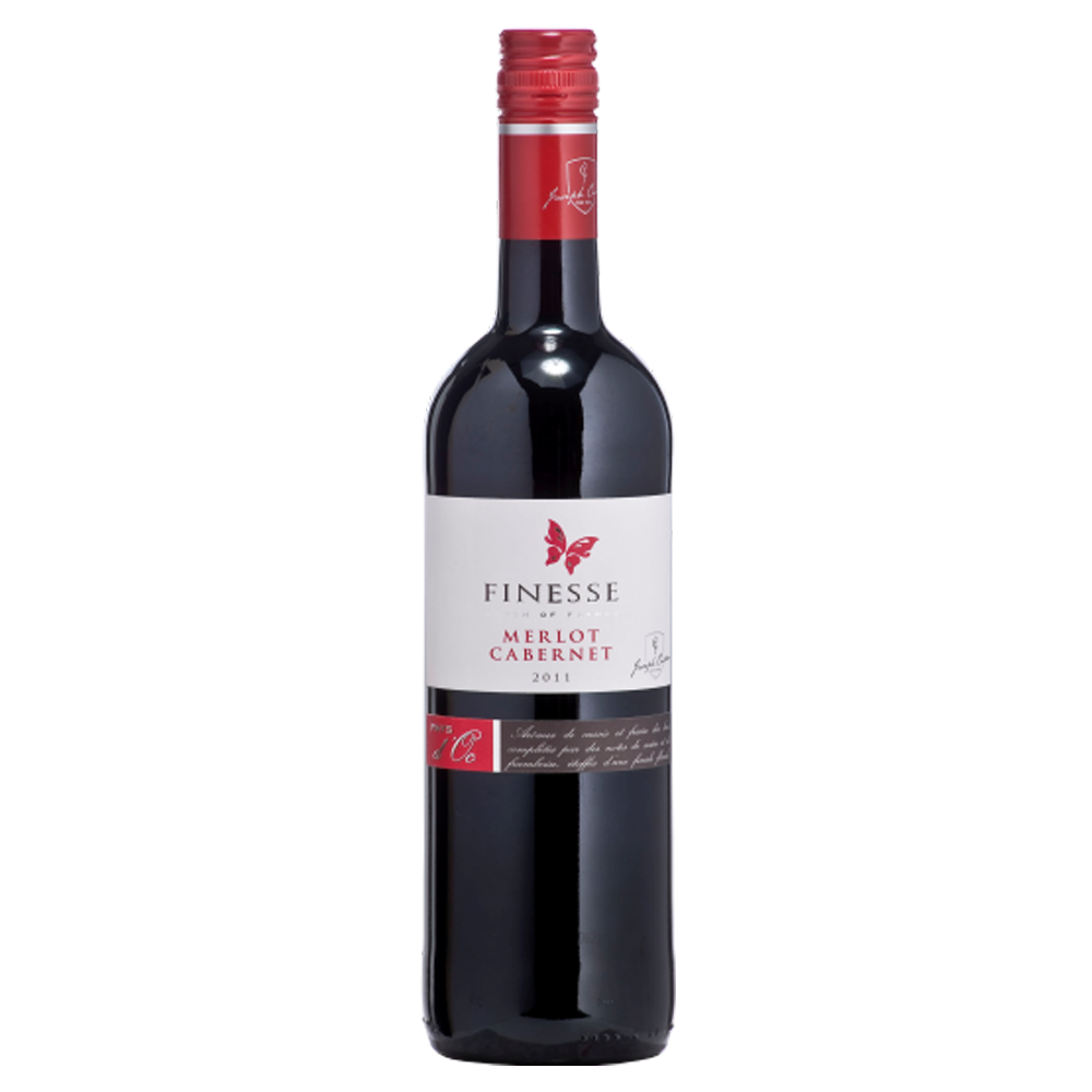 Vinho Finesse Merlot Cabernet Sauvignon - Languedoc 750 ml