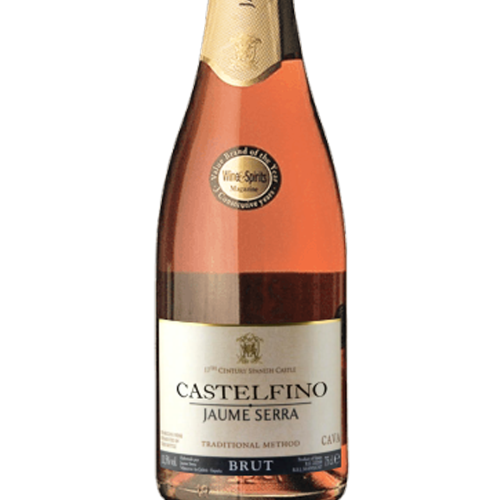 Vinho Espumante Cava Castelfino Brut Rosé Champenoise 750 ml