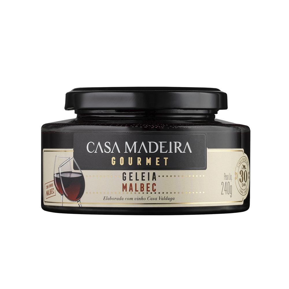 Geleia Gourmet de Malbec Casa Madeira 240 g