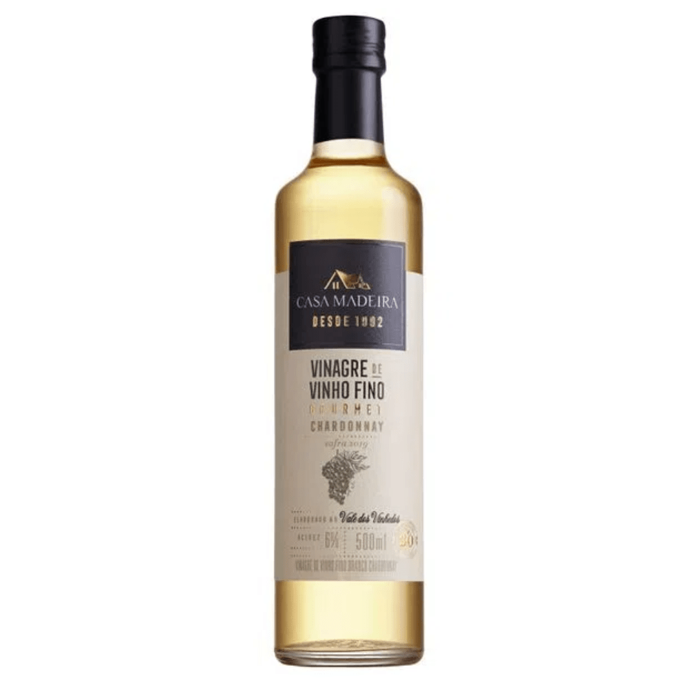 Vinagre Casa Madeira de Vinho Fino Chardonnay Branco 500 ml