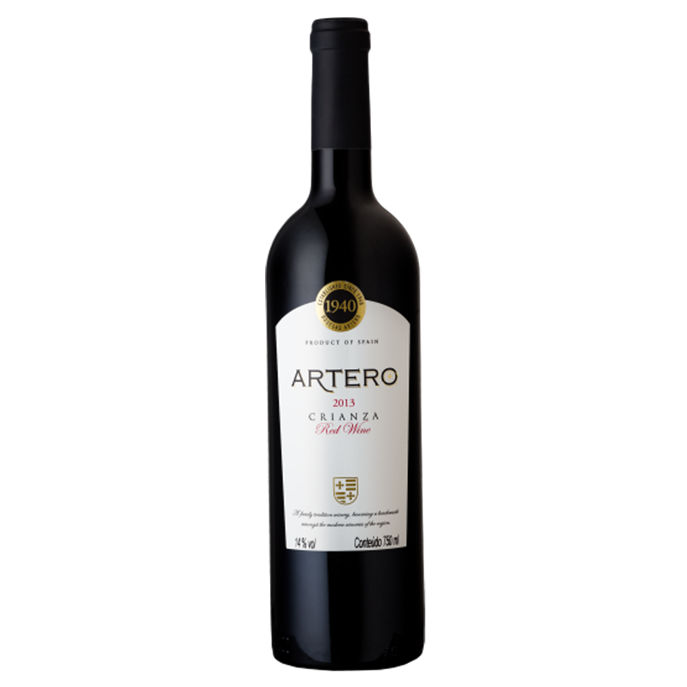 Vinho Artero Crianza Merlot Tempranillo 750 ml
